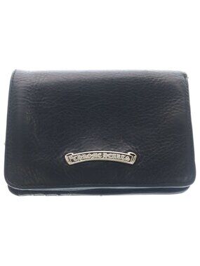 Chrome Hearts Joey Leather Wallet Black